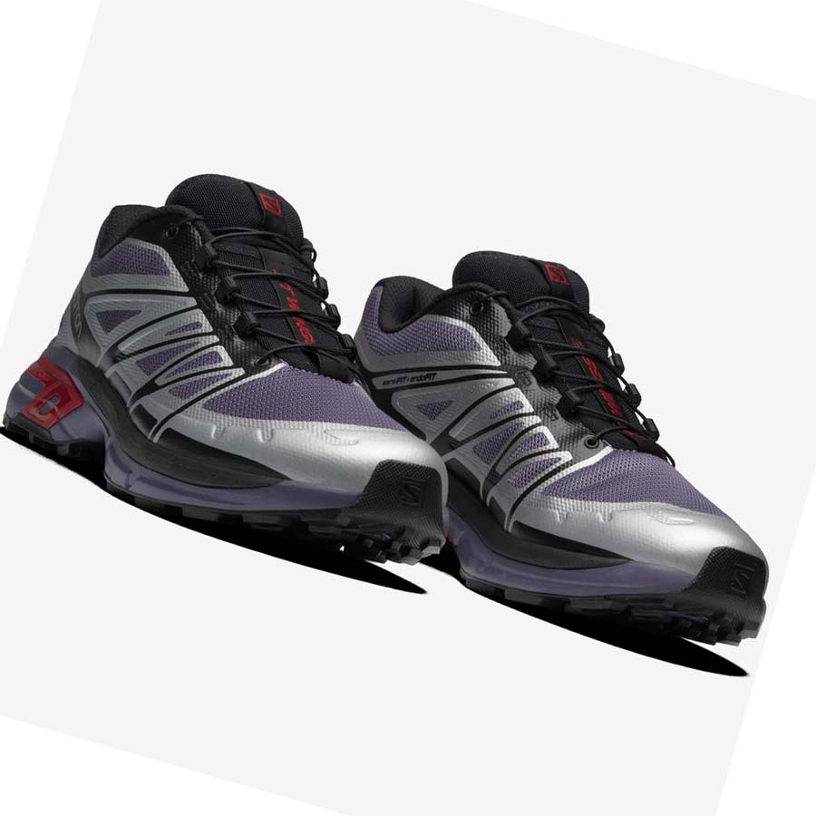 Salomon XT-WINGS 2 Kadın Spor Ayakkabı Gümüş Mor | TR 2634FDN